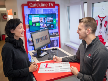 Hohe Zufriedenheit bei Quickline-Kunden