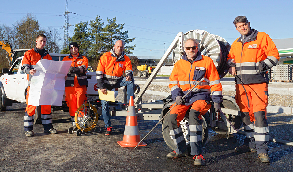 Das Team Netzbau Strom.