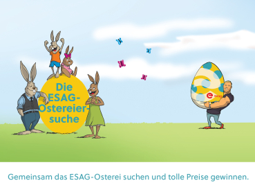 ESAG-Osterei suchen und gewinnen