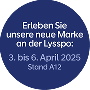 Hinweis auf unseren Messauftritt an der Lysspo vom 3. bis 6. April 2025.